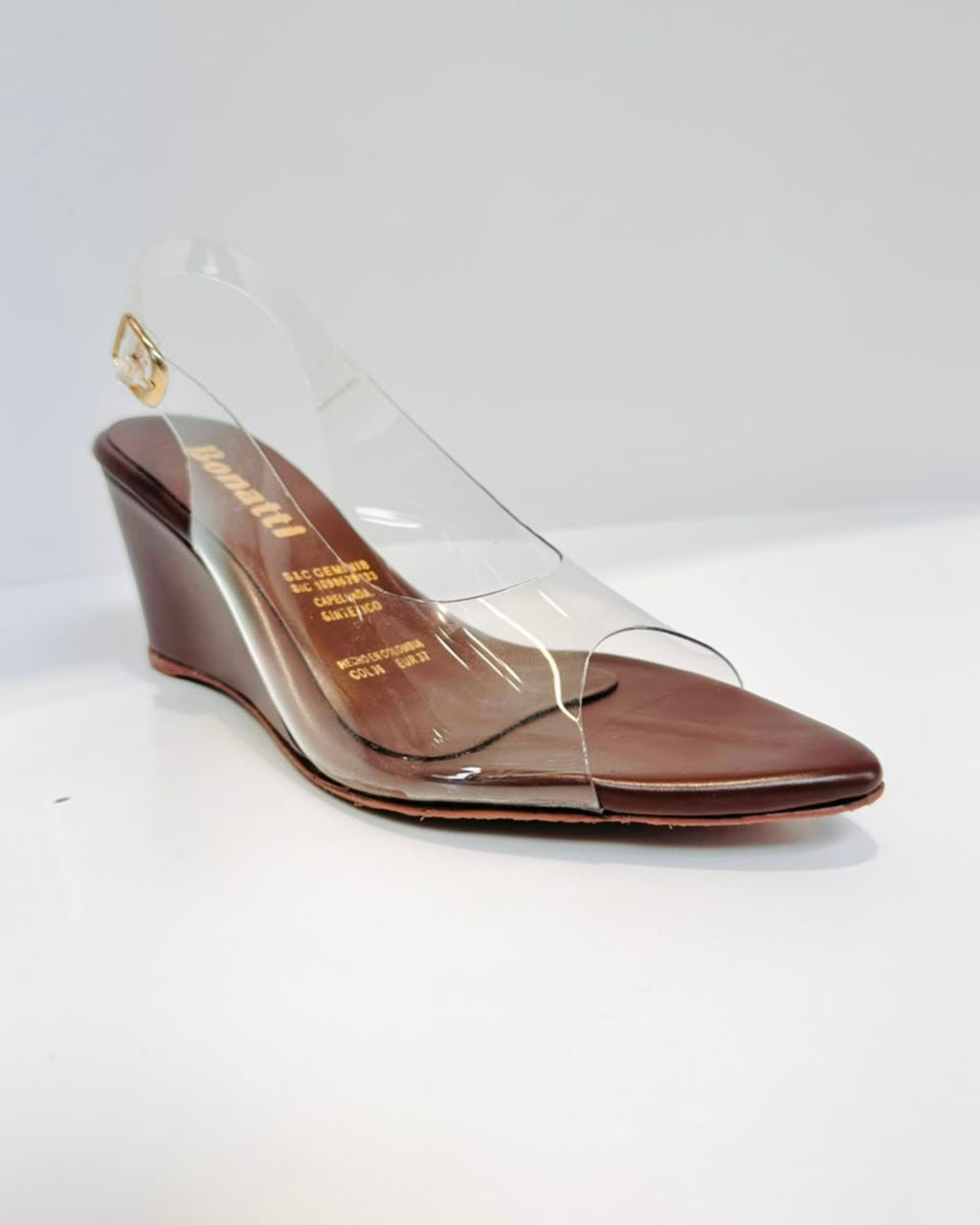 PLATAFORMA GABRIELA ACETATO CHOCOLATE