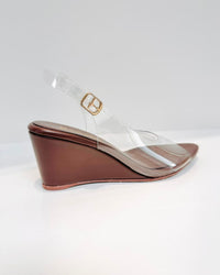 PLATAFORMA GABRIELA ACETATO CHOCOLATE