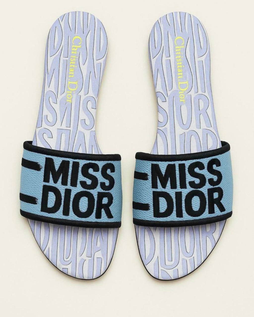 BX2188CEL SANDALIA PLANA MISS DIOR CELESTE
