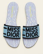BX2188CEL SANDALIA PLANA MISS DIOR CELESTE