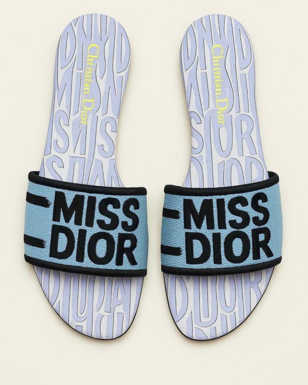 BX2188CEL SANDALIA PLANA MISS DIOR CELESTE