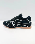 TENIS DEPORTIVO KAILA CON BRILLOS NEGRO
