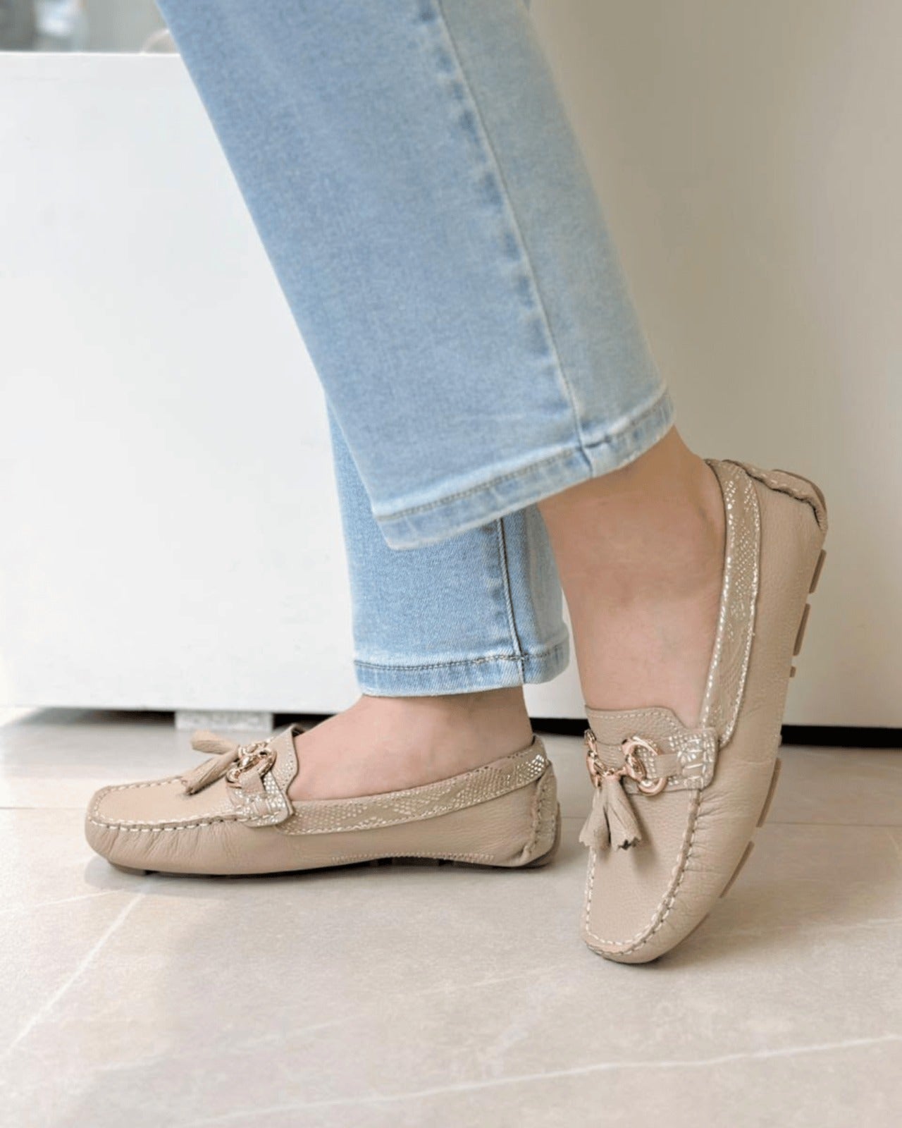 MOCASIN ZULEIKA TAUPE