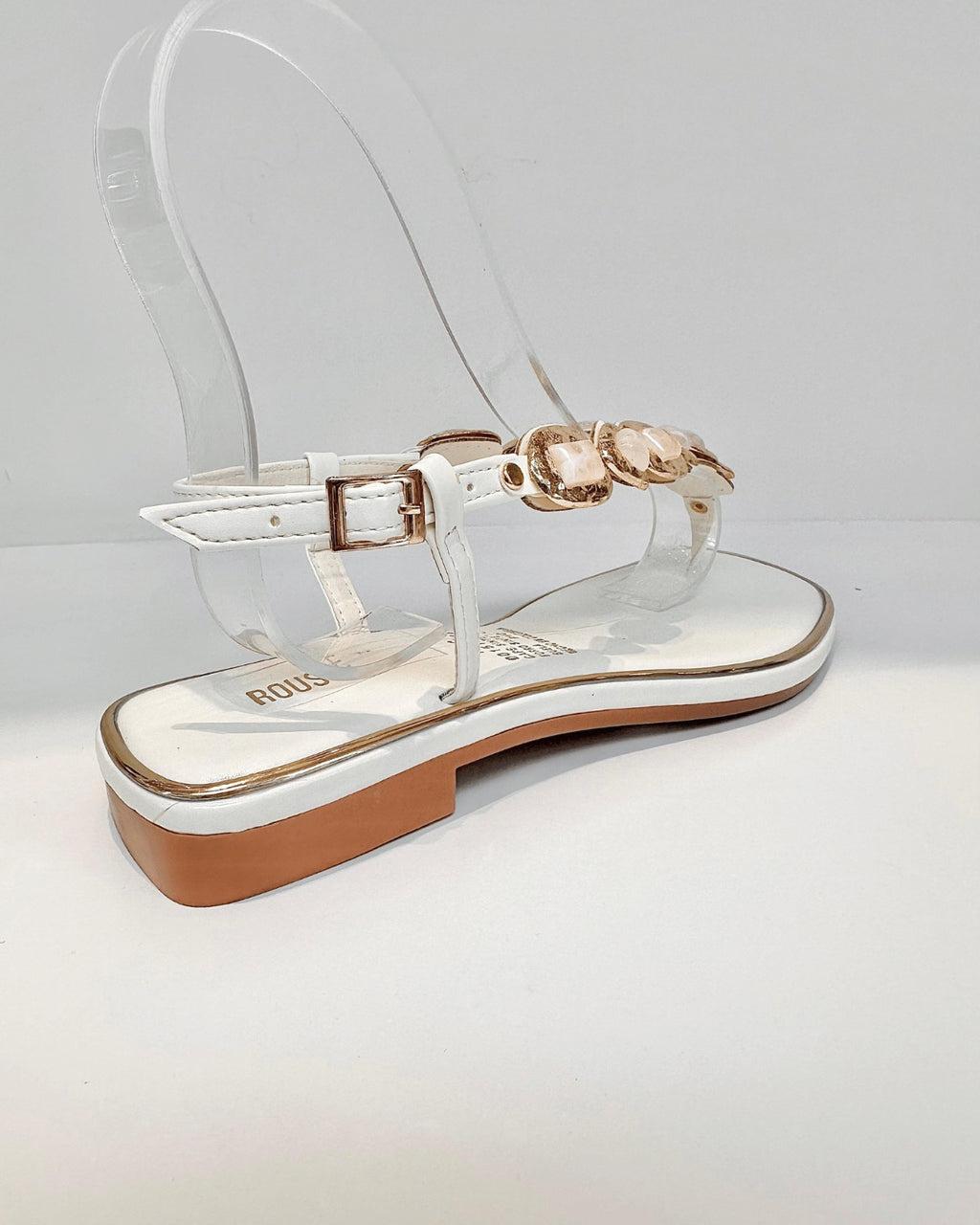 SANDALIA PLATA ELOISA TALCO