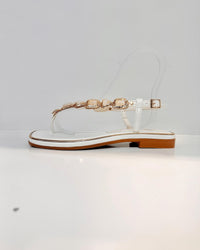 SANDALIA PLATA ELOISA TALCO
