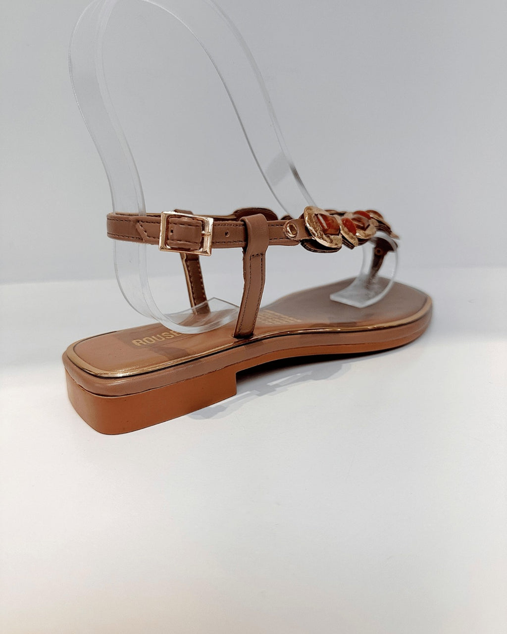 SANDALIA PLANA ELOISA TAUPE