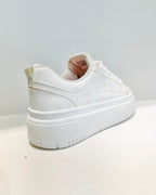 TENNIS GRETTA CON PLATAFORMA BÁSICA BLANCA