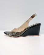 PLATAFORMA GABRIELA EN ACETATO NEGRO
