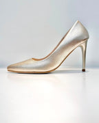 TACÓN VALERIA STILETTO DORADO