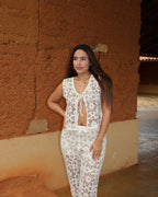 SET PLAYERO EN CROCHET BEIS