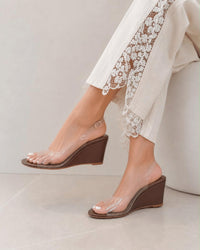 PLATAFORMA GABRIELA ACETATO CHOCOLATE